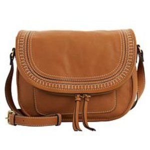 Lucky Brand Kiah Leather Crossbody Mint Green not Tan Used